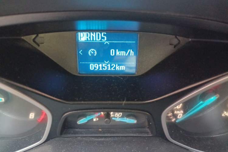Used Ford Focus 2012 Hatchback 1.6L Automatic Comfort Model Odometer Close Up