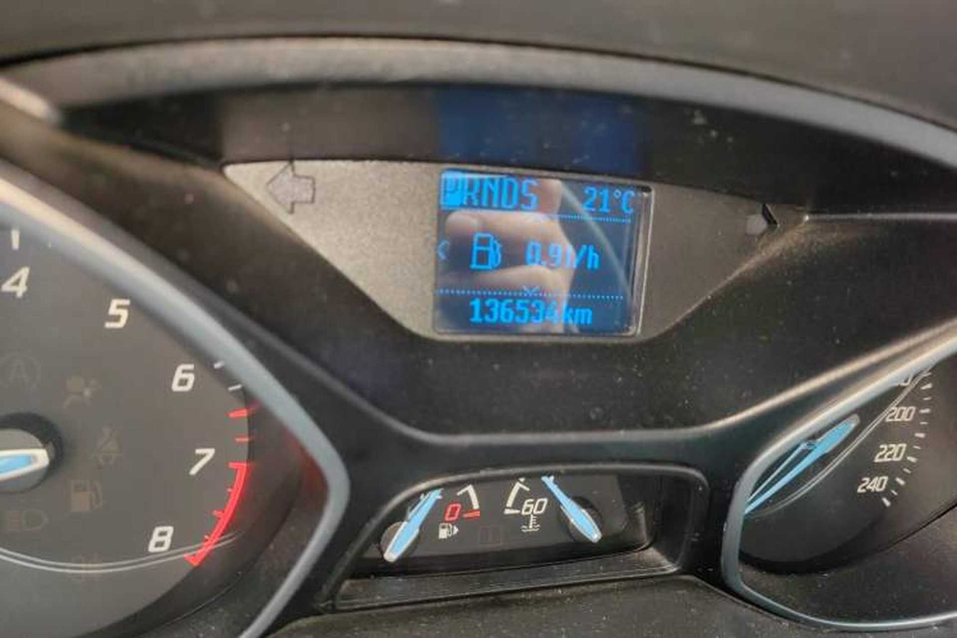 Used Ford Focus 2012 Sedan 1.6L Automatic Fashion Edition Odometer Close Up