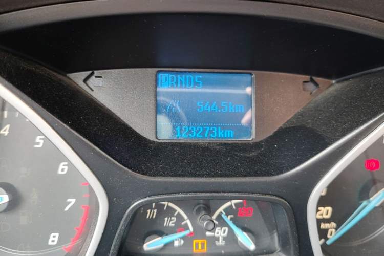 Used Ford Focus 2012 Sedan 1.6L Automatic Comfort Model Odometer Close Up