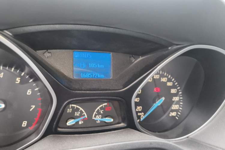 Used Ford Focus 2012 Sedan 1.6L Automatic Prestige Model Odometer Close Up