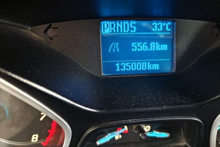 Used Ford Focus 2012 Hatchback 1.6L Automatic Comfort Model Odometer Close Up