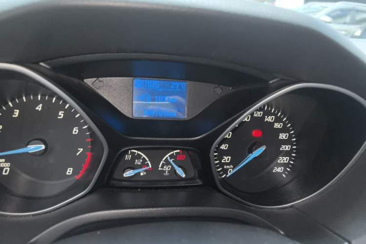 Used Ford Focus 2012 Hatchback 1.6L Automatic Fashion Edition Odometer Close Up