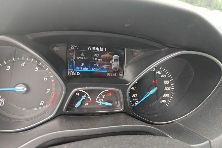 Used Ford Focus 2012 Hatchback 1.6L Automatic Comfort Model Odometer Close Up