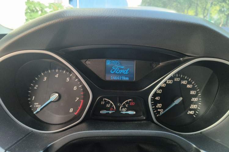 Used Ford Focus 2012 Hatchback 1.6L Automatic Comfort Model Odometer Close Up