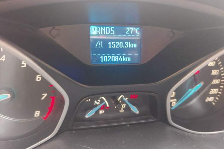 Used Ford Focus 2012 Hatchback 1.6L Automatic Comfort Model Odometer Close Up