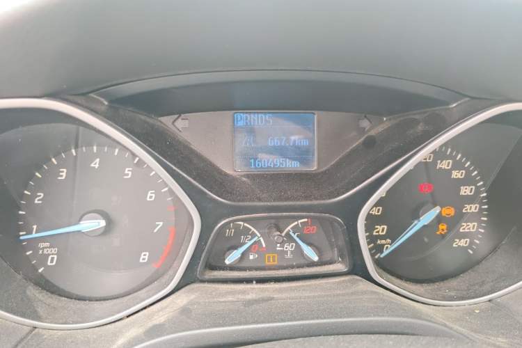 Used Ford Focus 2012 Hatchback 1.6L Automatic Comfort Model Odometer Close Up