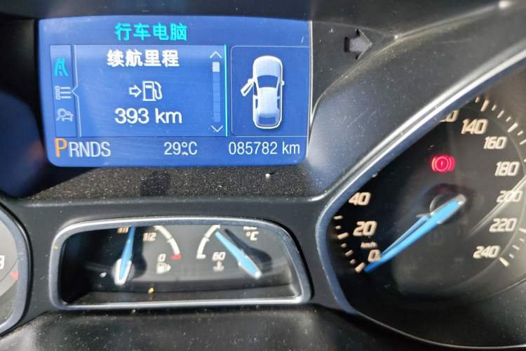 Used Ford Focus 2012 Hatchback 2.0L Automatic Luxury Sport Model Odometer Close Up