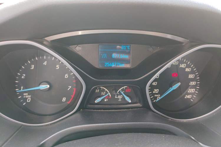 Used Ford Focus 2012 Hatchback 1.6L Manual Comfort Model Odometer Close Up