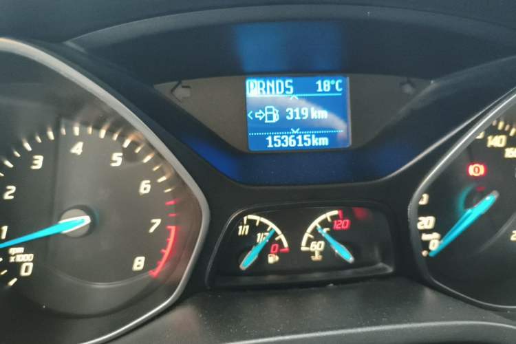 Used Ford Focus 2012 Sedan 1.6L Automatic Fashion Edition Odometer Close Up