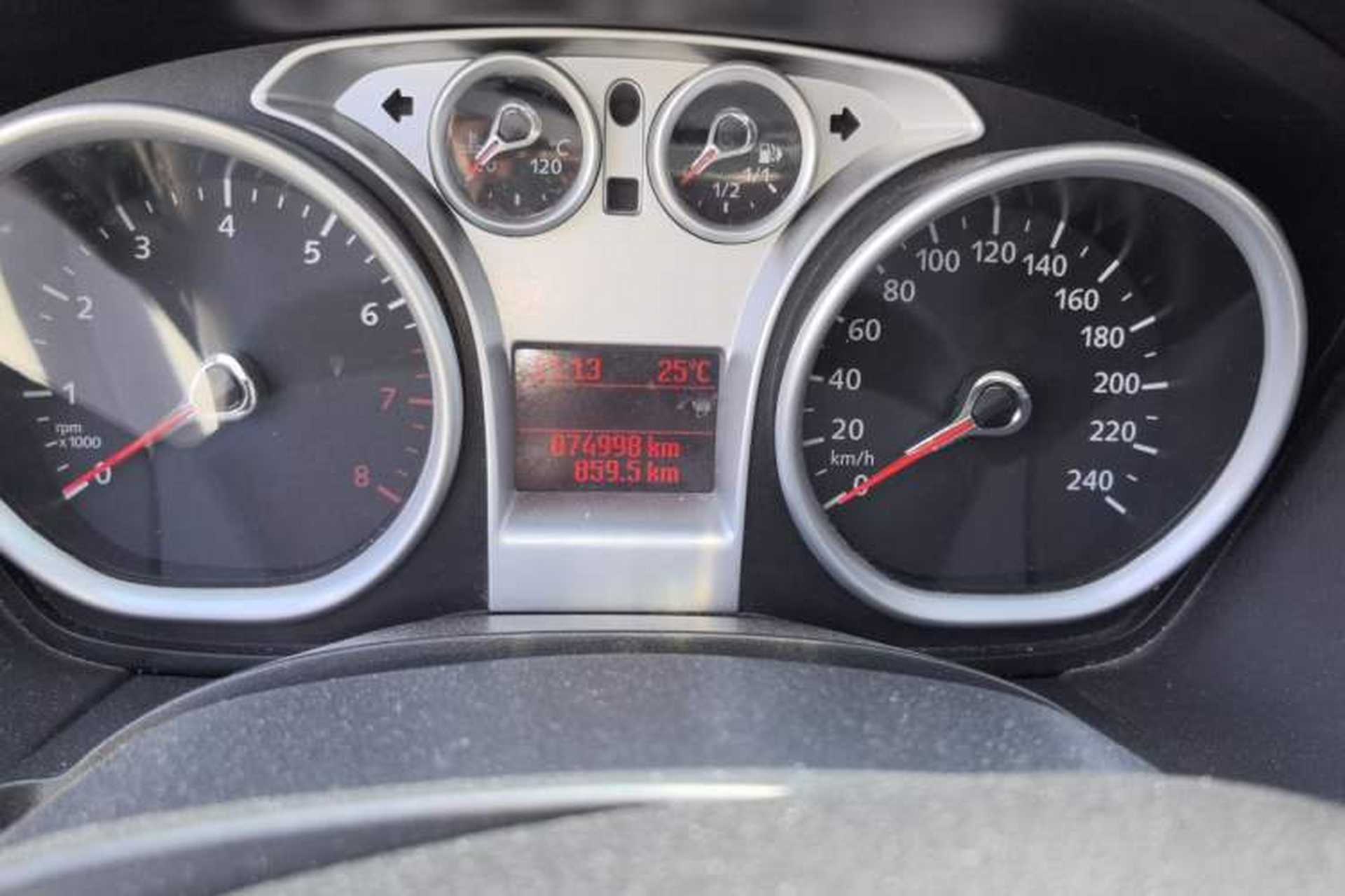Used Ford Focus 2012 Hatchback Classic 1.8L Automatic Base Model Odometer Close Up