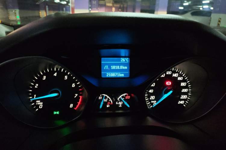 Used Ford Focus 2012 Hatchback 1.6L Manual Comfort Model Odometer Close Up