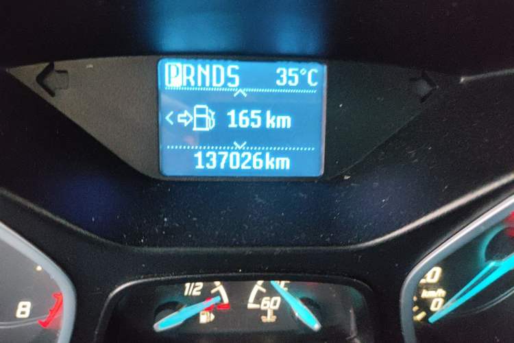 Used Ford Focus 2012 Hatchback 1.6L Automatic Fashion Edition Odometer Close Up