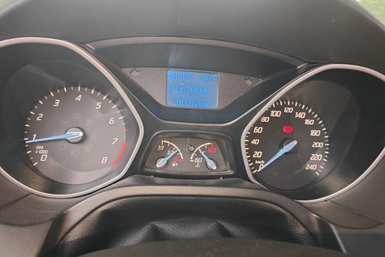 Used Ford Focus 2012 Hatchback 1.6L Automatic Comfort Model Odometer Close Up