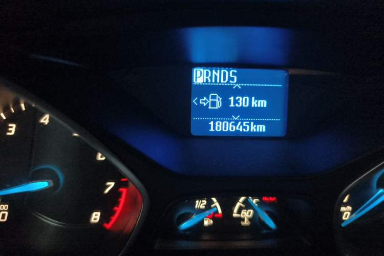 Used Ford Focus 2012 Sedan 1.6L Automatic Fashion Edition Odometer Close Up