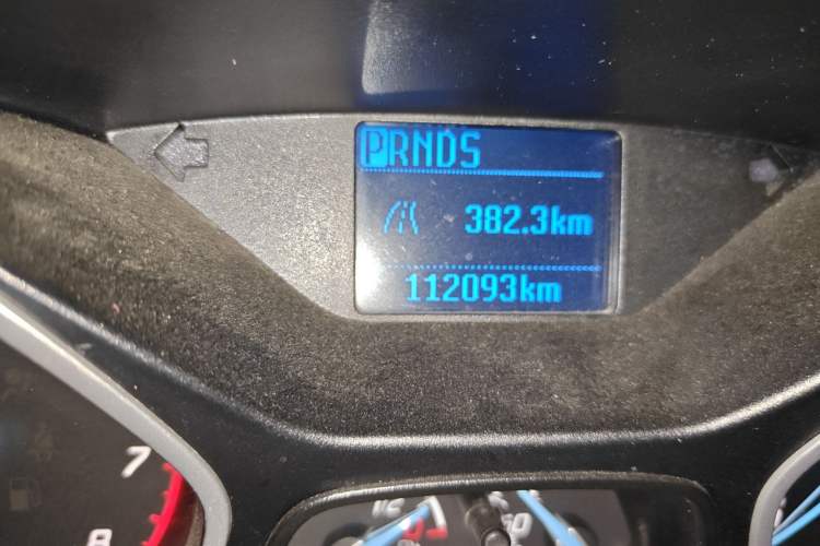 Used Ford Focus 2012 Hatchback 1.6L Automatic Comfort Model Odometer Close Up