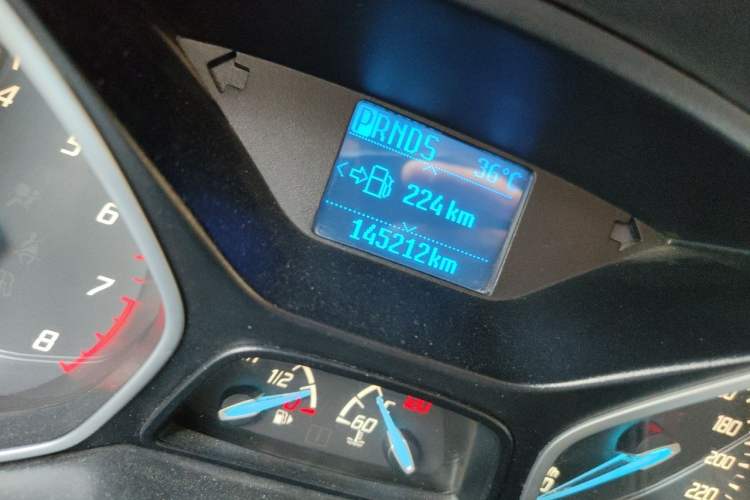 Used Ford Focus 2012 Hatchback 1.6L Automatic Fashion Edition Odometer Close Up