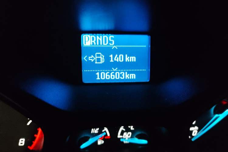 Used Ford Focus 2012 Sedan 1.6L Automatic Fashion Edition Odometer Close Up