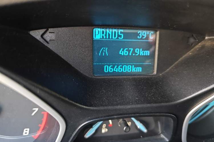 Used Ford Focus 2012 Hatchback 1.6L Automatic Comfort Model Odometer Close Up