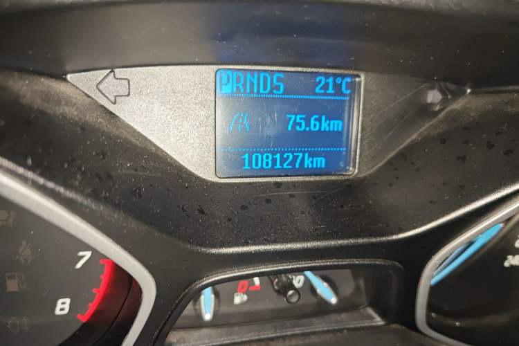 Used Ford Focus 2012 Hatchback 1.6L Automatic Comfort Model Odometer Close Up