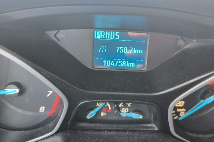 Used Ford Focus 2012 Hatchback 1.6L Automatic Comfort Model Odometer Close Up