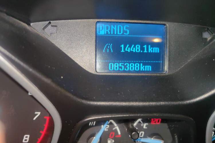 Used Ford Focus 2012 Sedan 1.6L Automatic Comfort Model Odometer Close Up