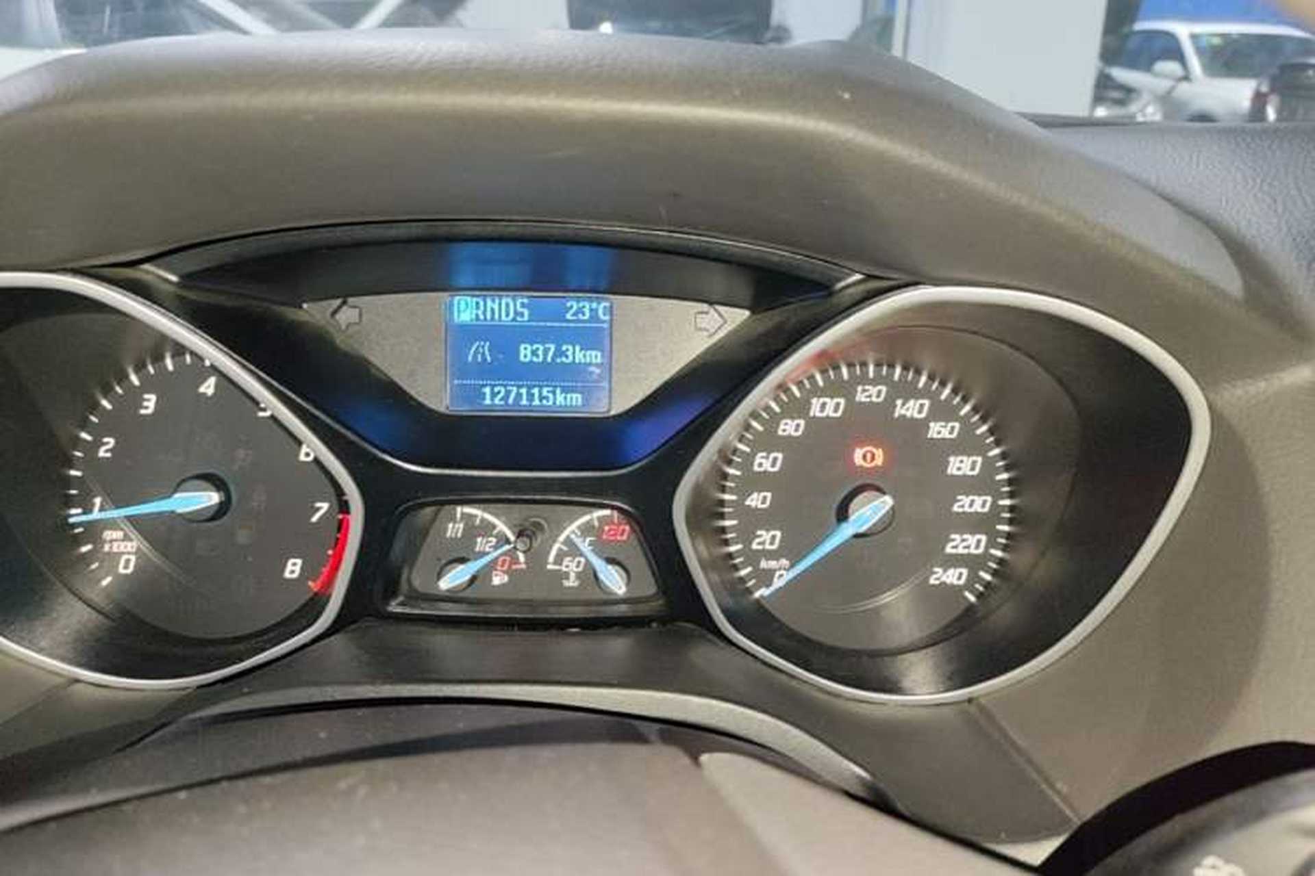 Used Ford Focus 2012 Sedan 1.6L Automatic Comfort Model Odometer Close Up