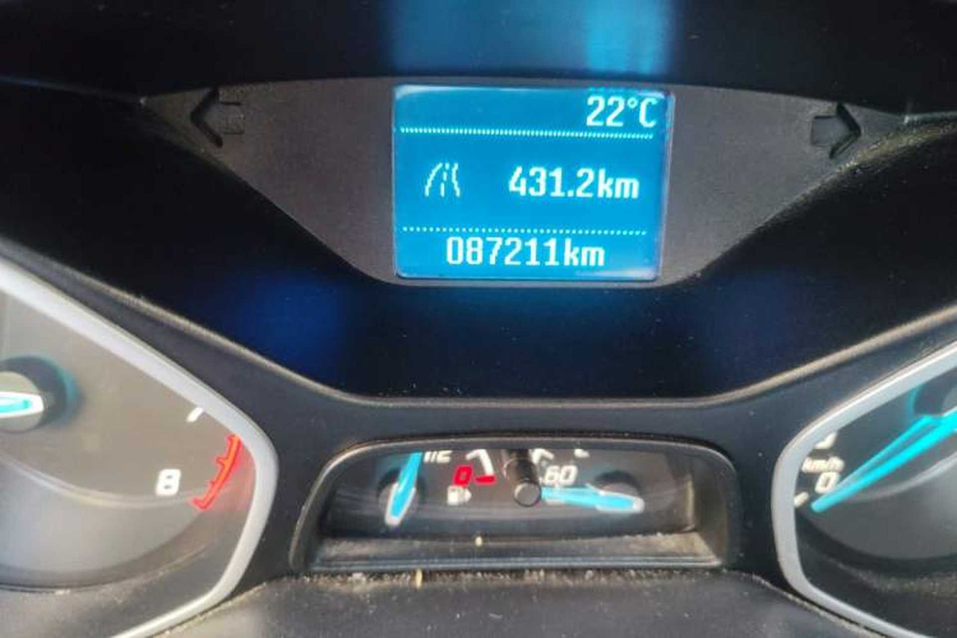 Used Ford Focus 2012 Hatchback 1.6L Manual Comfort Model Odometer Close Up