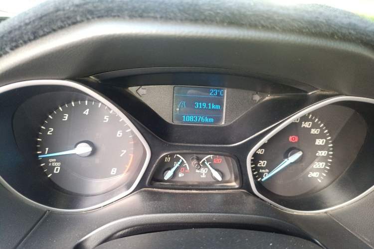 Used Ford Focus 2012 Hatchback 1.6L Manual Comfort Model Odometer Close Up