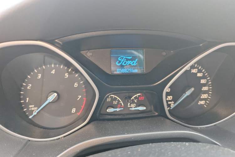 Used Ford Focus 2012 Hatchback 1.6L Automatic Comfort Model Odometer Close Up