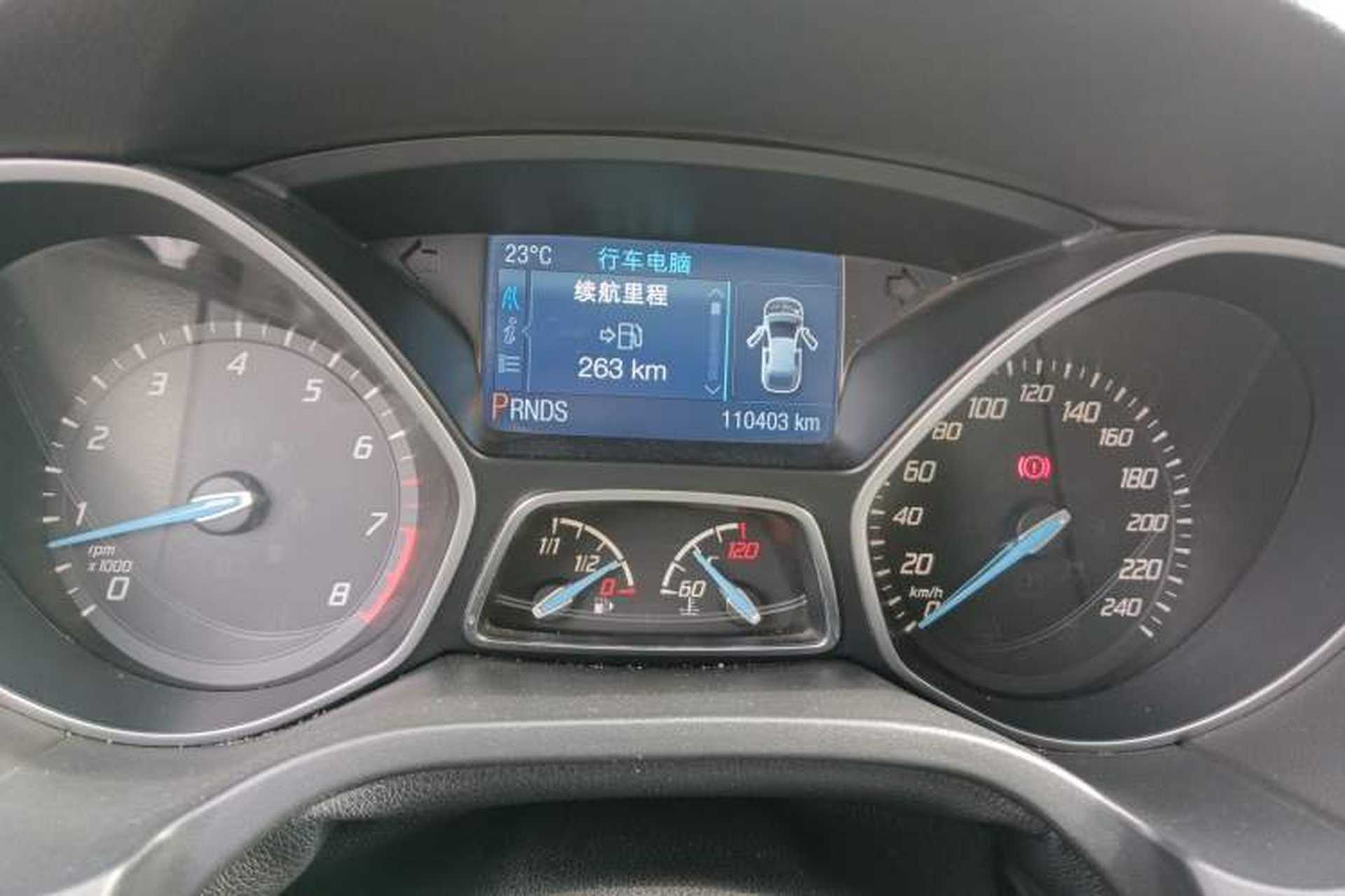 Used Ford Focus 2012 Hatchback 2.0L Automatic Luxury Sport Model Odometer Close Up