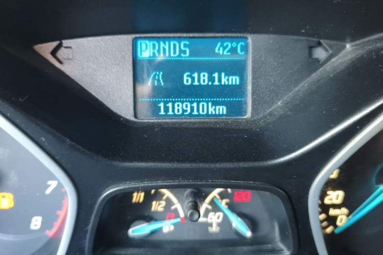 Used Ford Focus 2012 Hatchback 1.6L Automatic Comfort Model Odometer Close Up