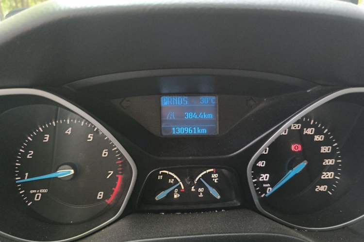 Used Ford Focus 2012 Hatchback 1.6L Automatic Comfort Model Odometer Close Up