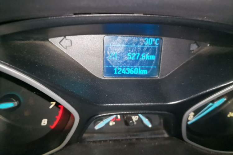 Used Ford Focus 2012 Hatchback 1.6L Manual Comfort Model Odometer Close Up
