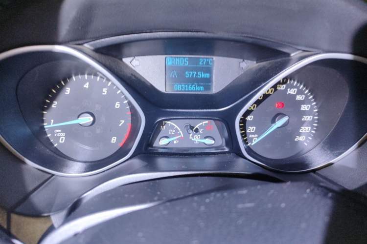 Used Ford Focus 2012 Hatchback 1.6L Automatic Comfort Model Odometer Close Up