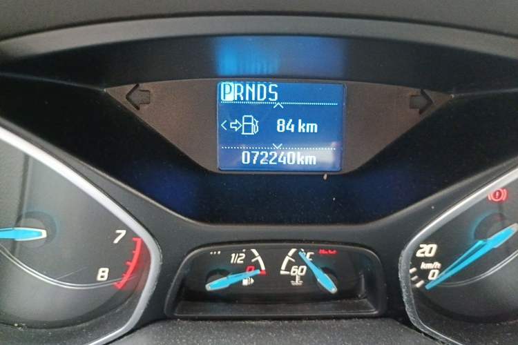 Used Ford Focus 2012 Sedan 1.6L Automatic Fashion Edition Odometer Close Up