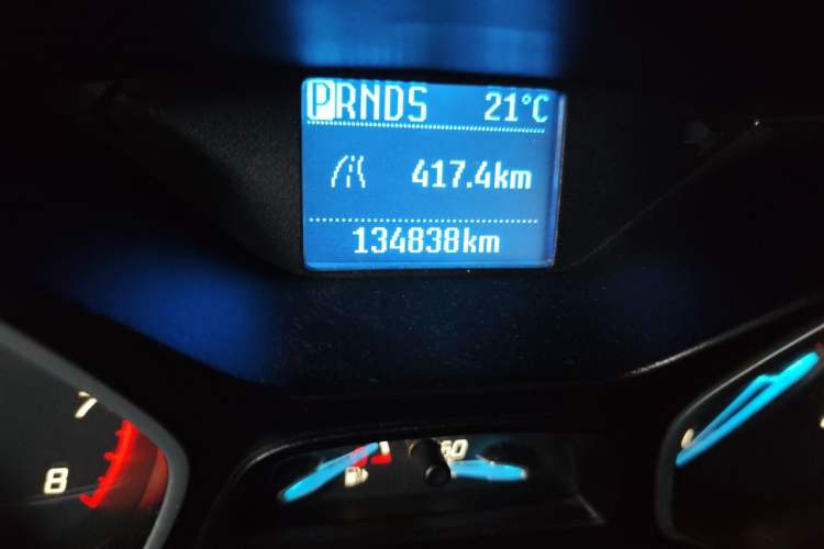 Used Ford Focus 2012 Sedan 1.6L Automatic Comfort Model Odometer Close Up