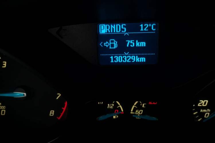 Used Ford Focus 2012 Sedan 1.6L Automatic Fashion Edition Odometer Close Up