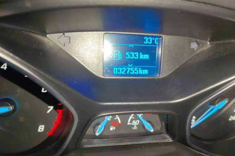 Used Ford Focus 2012 Sedan 1.6L Manual Fashion Edition Odometer Close Up