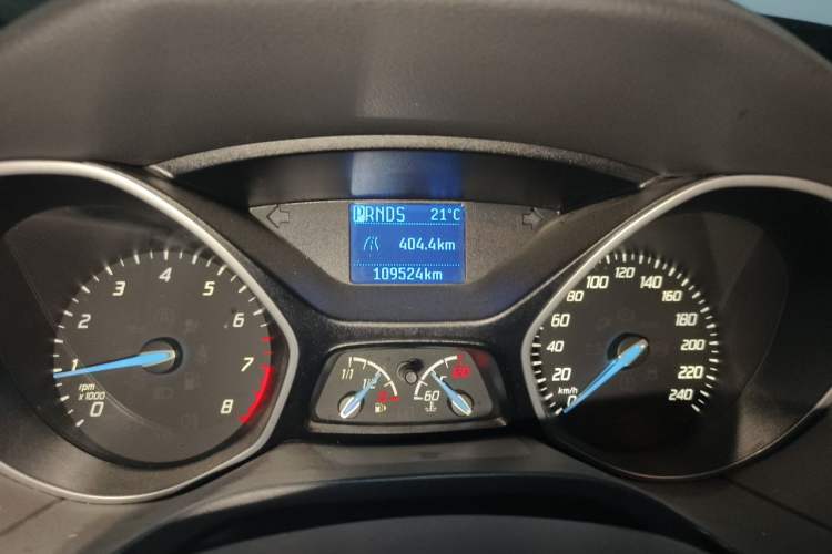 Used Ford Focus 2012 Hatchback 1.6L Automatic Comfort Model Odometer Close Up