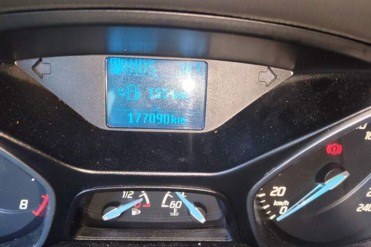 Used Ford Focus 2012 Sedan 1.6L Automatic Fashion Edition Odometer Close Up