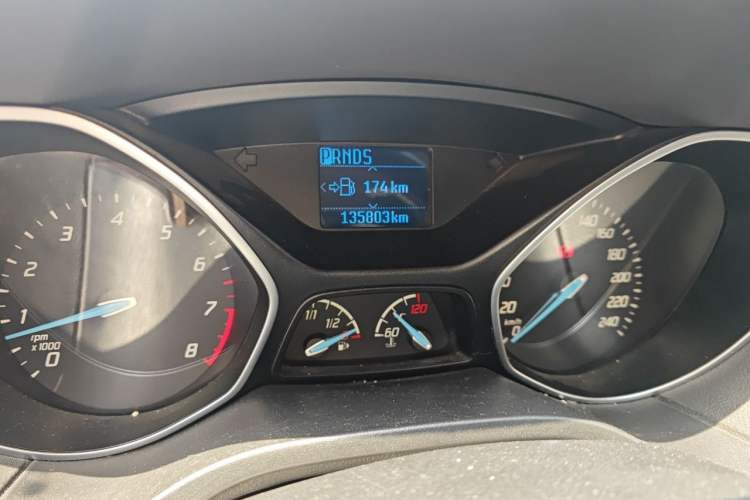 Used Ford Focus 2012 Hatchback 1.6L Automatic Fashion Edition Odometer Close Up