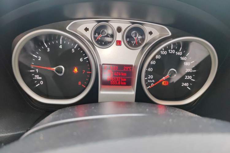 Used Ford Focus 2012 Hatchback Classic 1.8L Automatic Base Model Odometer Close Up
