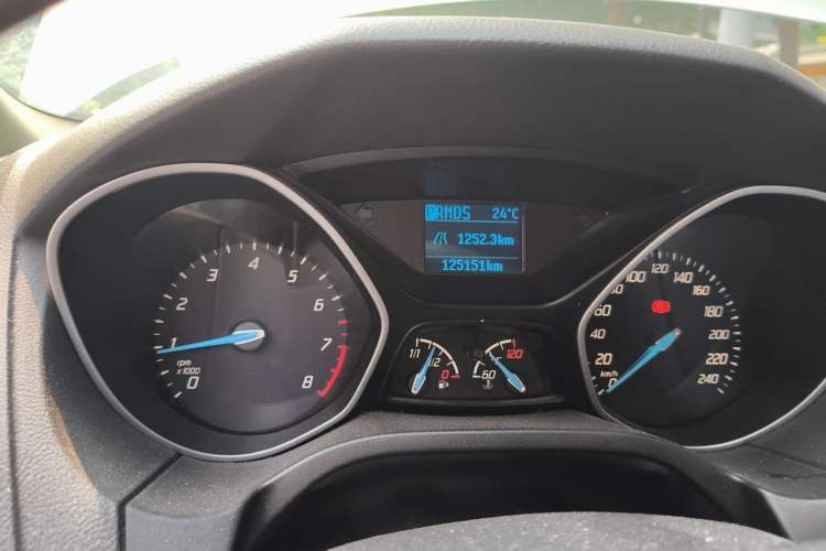 Used Ford Focus 2012 Hatchback 1.6L Automatic Comfort Model Odometer Close Up