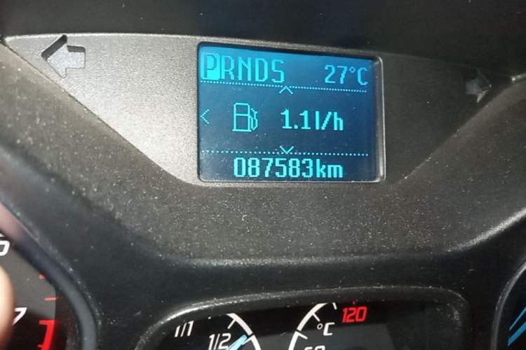 Used Ford Focus 2012 Hatchback 1.6L Automatic Fashion Edition Odometer Close Up
