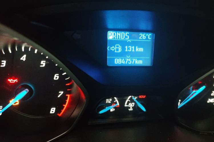 Used Ford Focus 2012 Hatchback 1.6L Automatic Fashion Edition Odometer Close Up