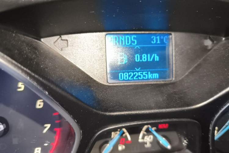 Used Ford Focus 2012 Hatchback 1.6L Automatic Fashion Edition Odometer Close Up