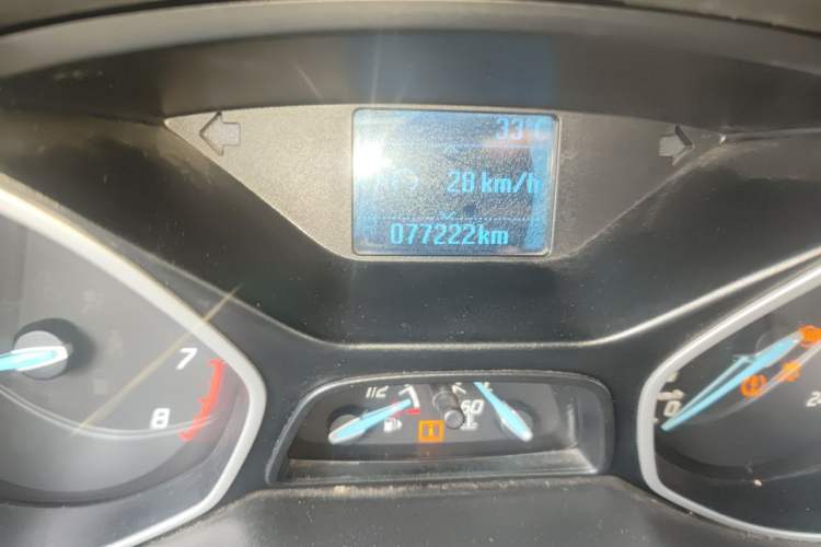 Used Ford Focus 2012 Hatchback 1.6L Manual Comfort Model Odometer Close Up
