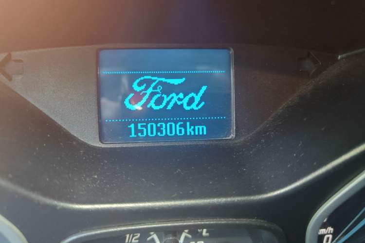 Used Ford Focus 2012 Sedan 1.6L Manual Comfort Model Odometer Close Up