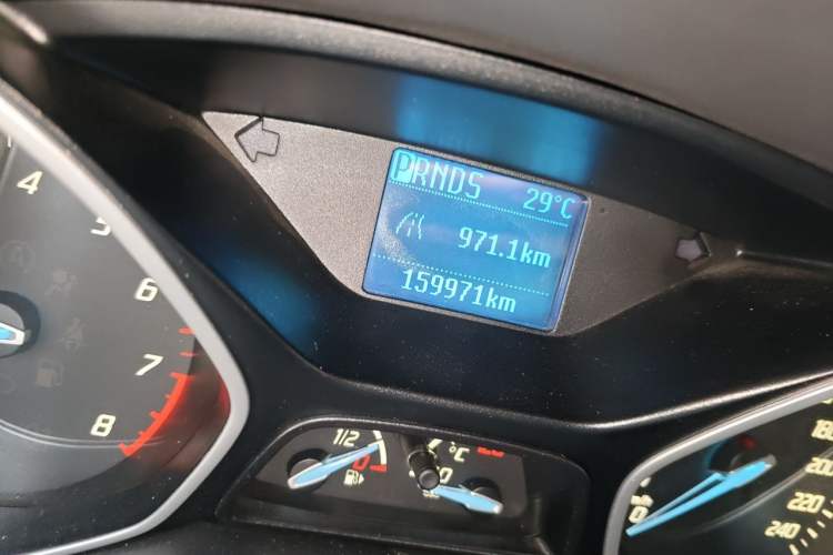 Used Ford Focus 2012 Hatchback 1.6L Automatic Comfort Model Odometer Close Up
