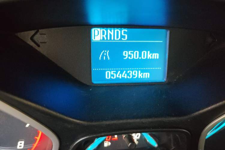Used Ford Focus 2012 Sedan 1.6L Automatic Comfort Model Odometer Close Up